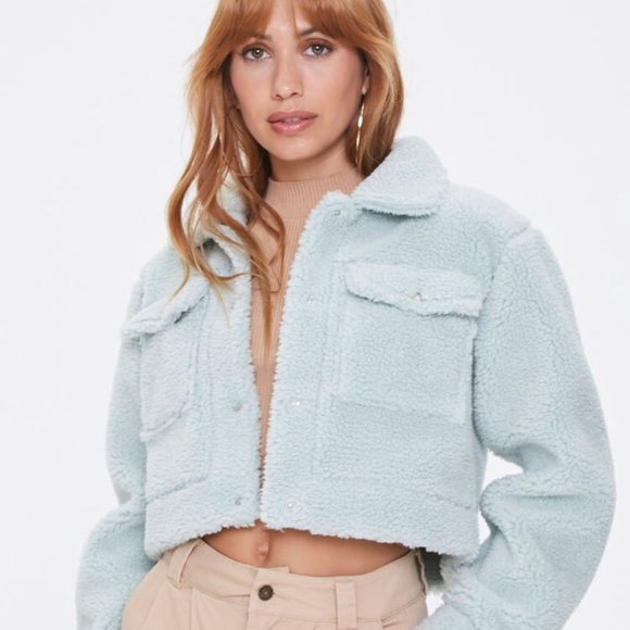 Forever21 Faux Sterling Buttoned Jacket - Picture 2 of 4